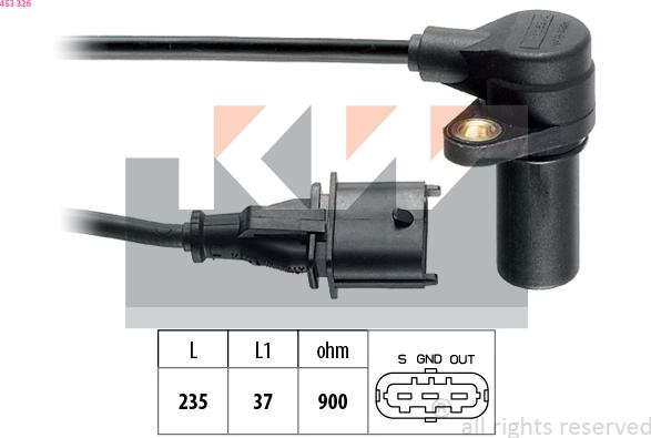 KW 453 326 - Sensor, krank mili nəbzi furqanavto.az