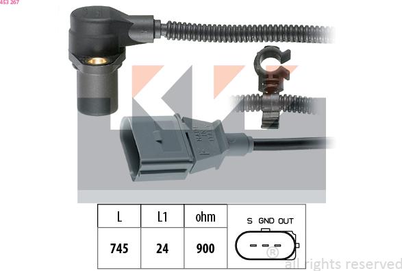 KW 453 267 - Sensor, krank mili nəbzi furqanavto.az