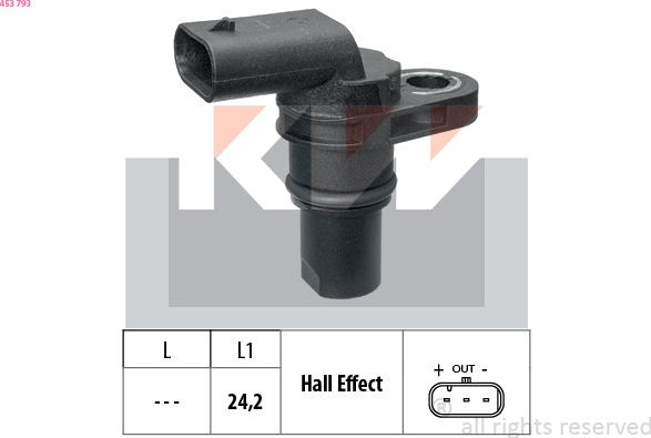 KW 453 793 - Sensor, eksantrik mili mövqeyi www.furqanavto.az