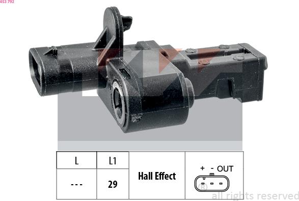 KW 453 792 - Sensor, krank mili nəbzi furqanavto.az