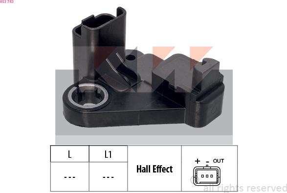 KW 453 743 - Sensor, krank mili nəbzi furqanavto.az