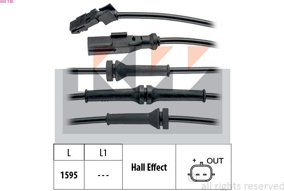 KW 460 145 - Sensor, təkər sürəti furqanavto.az