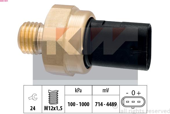 KW 480 001 - Göndərən vahid, yağ təzyiqi furqanavto.az