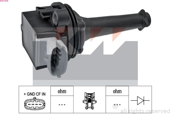 KW 470 478 - Alovlanma bobini furqanavto.az