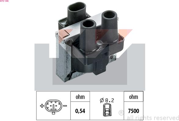 KW 470 146 - Alovlanma bobini furqanavto.az