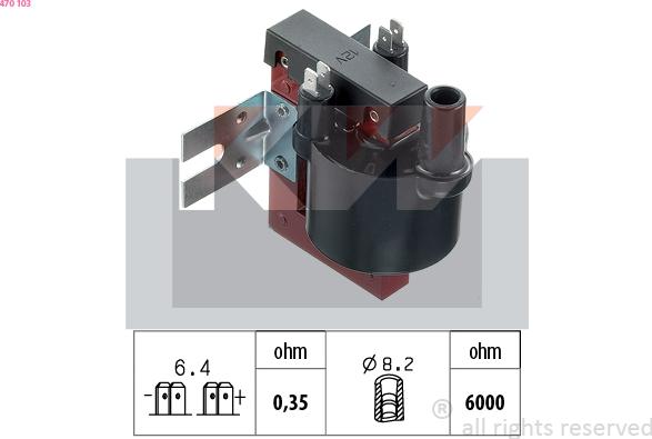 KW 470 103 - Alovlanma bobini furqanavto.az