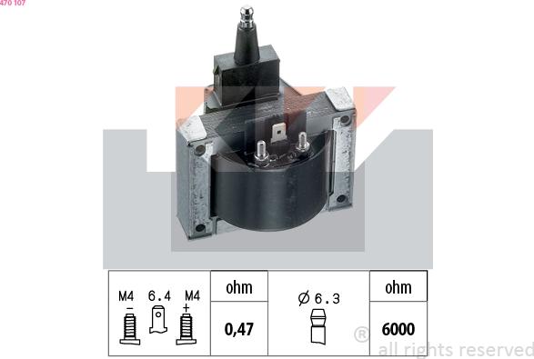 KW 470 107 - Alovlanma bobini furqanavto.az