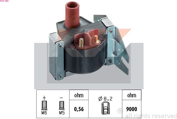 KW 470 180 - Alovlanma bobini furqanavto.az