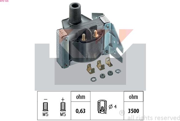 KW 470 125 - Alovlanma bobini furqanavto.az