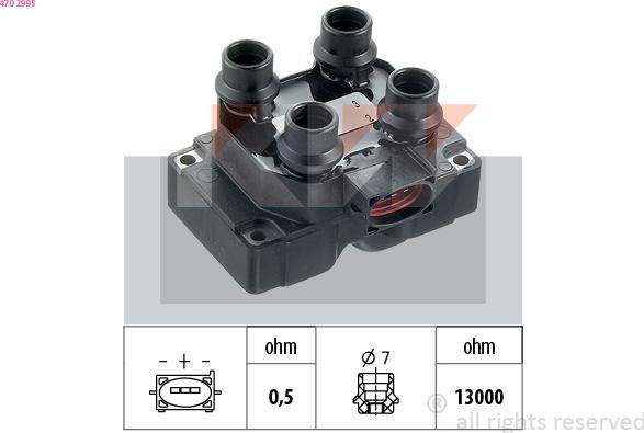 KW 470 299S - Alovlanma bobini furqanavto.az