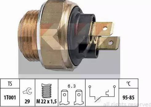 KW 550 033 - Temperatur açarı, radiator/kondisioner ventilyatoru furqanavto.az