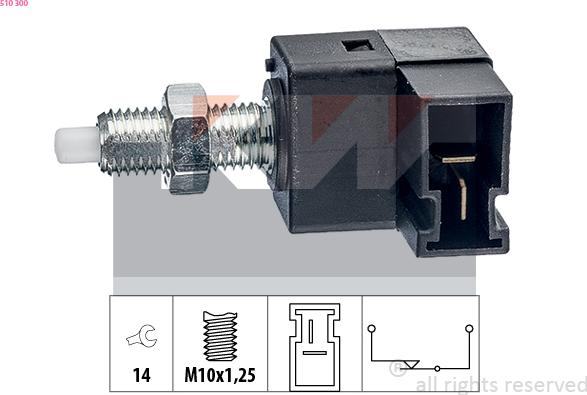 KW 510 300 - Əyləc işığı açarı furqanavto.az