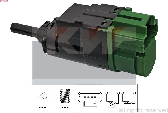 KW 510 332 - Əyləc işığı açarı furqanavto.az