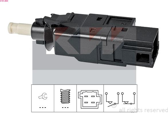 KW 510 260 - Əyləc işığı açarı www.furqanavto.az