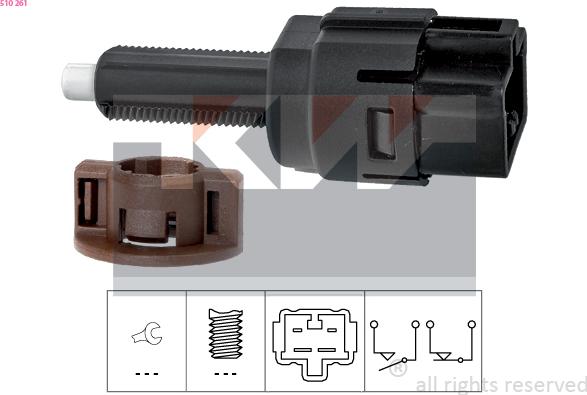 KW 510 261 - Əyləc işığı açarı furqanavto.az