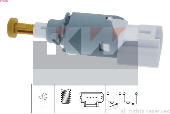 KW 510 225 - Əyləc işığı açarı furqanavto.az