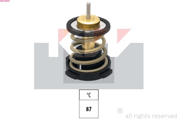 KW 580 956S - Termostat, soyuducu furqanavto.az