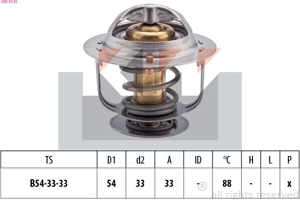 KW 580 414S - Termostat, soyuducu furqanavto.az