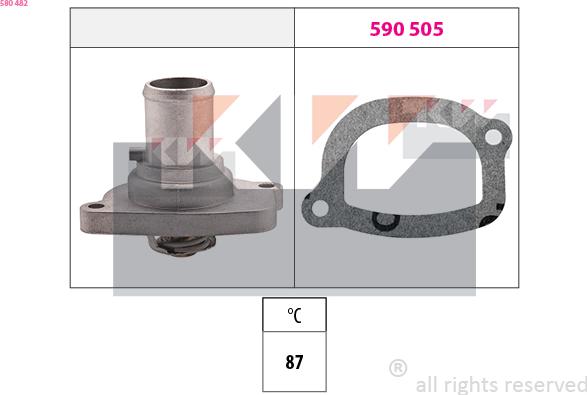 KW 580 482 - Termostat, soyuducu furqanavto.az