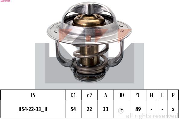 KW 580 693S - Termostat, soyuducu furqanavto.az