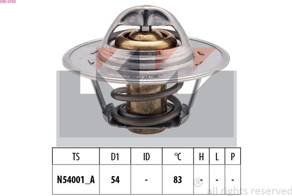 KW 580 678S - Termostat, soyuducu furqanavto.az