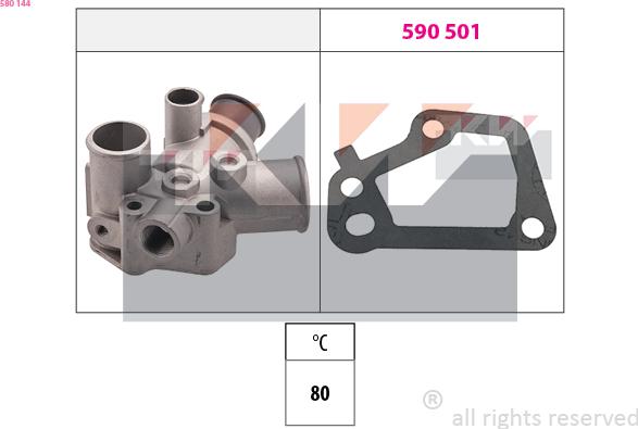 KW 580 144 - Termostat, soyuducu furqanavto.az