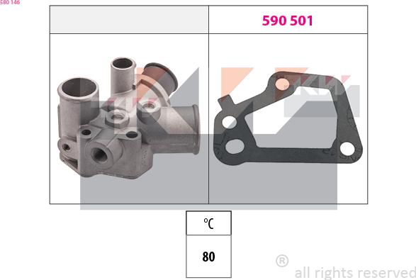 KW 580 146 - Termostat, soyuducu furqanavto.az