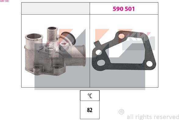 KW 580 128 - Termostat, soyuducu furqanavto.az