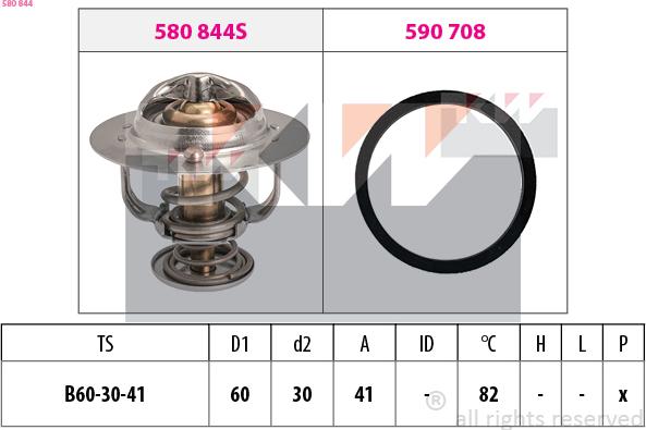 KW 580 844 - Termostat, soyuducu www.furqanavto.az