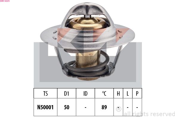 KW 580 322S - Termostat, soyuducu furqanavto.az