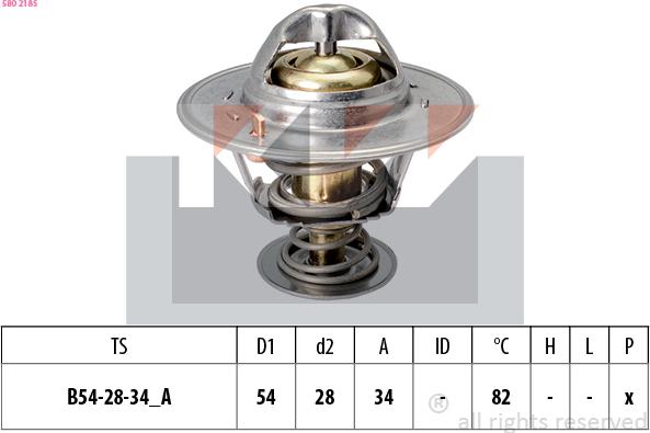 KW 580 218S - Termostat, soyuducu furqanavto.az