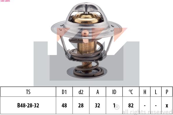 KW 580 289S - Termostat, soyuducu furqanavto.az