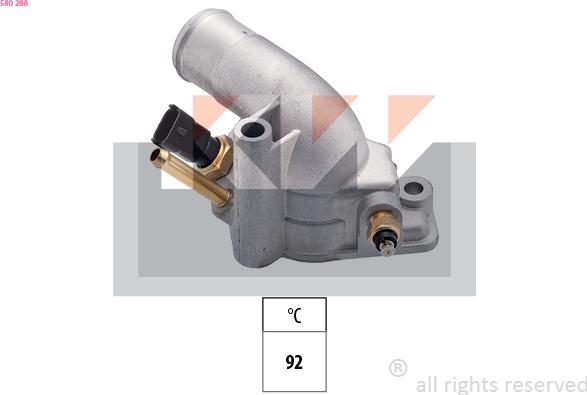 KW 580 288 - Termostat, soyuducu furqanavto.az