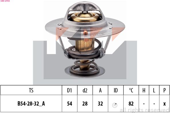 KW 580 276S - Termostat, soyuducu furqanavto.az