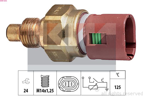 KW 530 532 - Sensor, soyuducu suyun temperaturu furqanavto.az