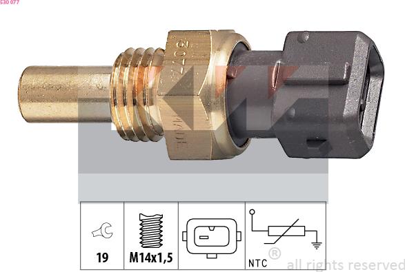 KW 530 077 - Sensor, soyuducu suyun temperaturu furqanavto.az