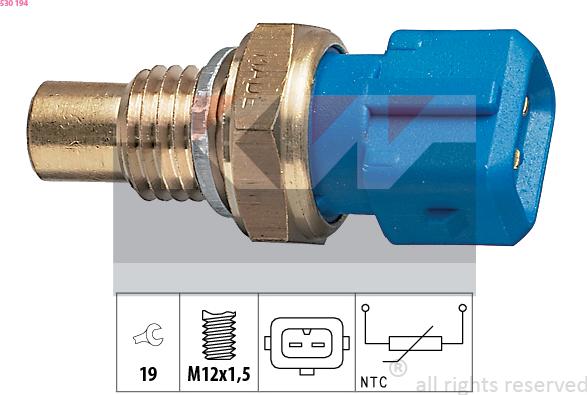 KW 530 194 - Sensor, soyuducu suyun temperaturu furqanavto.az