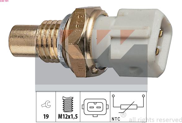 KW 530 191 - Sensor, yağın temperaturu furqanavto.az