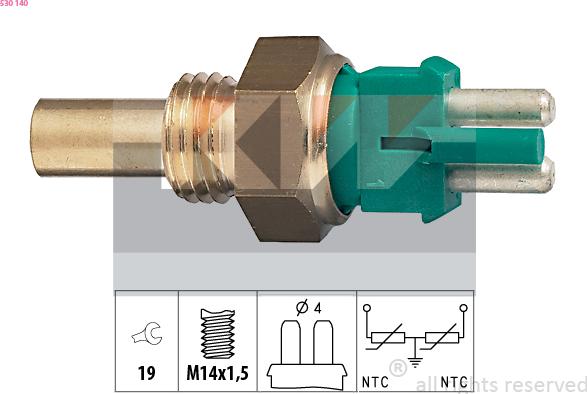 KW 530 140 - Sensor, soyuducu suyun temperaturu www.furqanavto.az