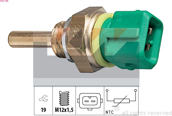 KW 530 148 - Sensor, soyuducu suyun temperaturu furqanavto.az