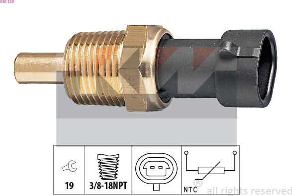 KW 530 129 - Sensor, yağın temperaturu furqanavto.az