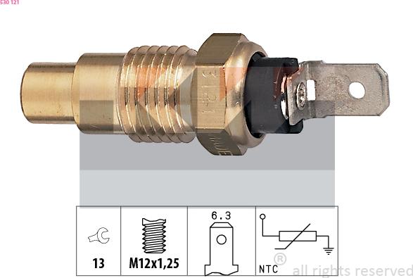 KW 530 121 - Sensor, soyuducu suyun temperaturu furqanavto.az