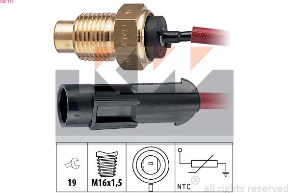 KW 530 175 - Sensor, soyuducu suyun temperaturu furqanavto.az