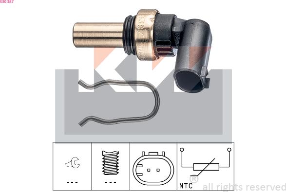 KW 530 387 - Sensor, soyuducu suyun temperaturu furqanavto.az