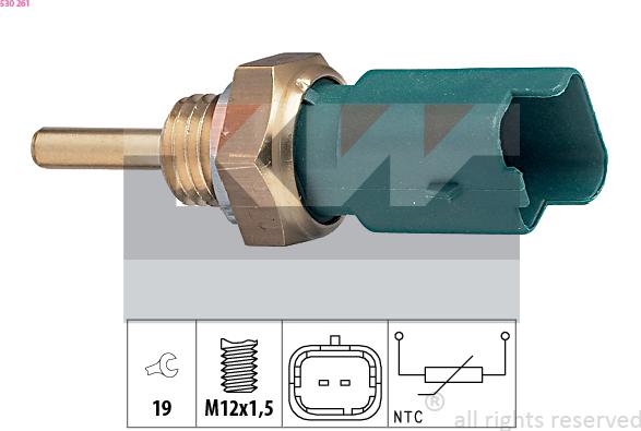 KW 530 261 - Sensor, soyuducu suyun temperaturu furqanavto.az