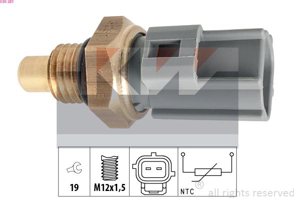 KW 530 281 - Sensor, yanacağın temperaturu www.furqanavto.az