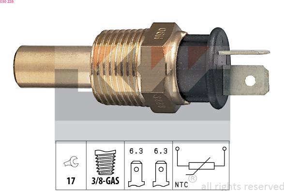 KW 530 228 - Sensor, soyuducu suyun temperaturu furqanavto.az