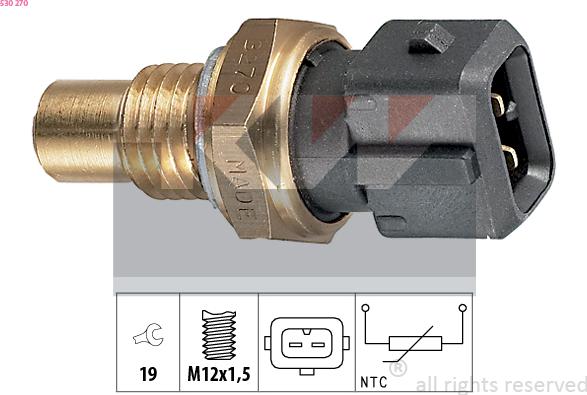 KW 530 270 - Sensor, soyuducu suyun temperaturu furqanavto.az