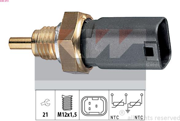 KW 530 273 - Sensor, soyuducu suyun temperaturu furqanavto.az