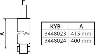 KYB 3448023 - Amortizator furqanavto.az